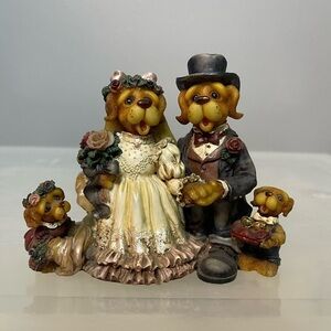 Barkley Crossing “Our Love is Furever” Dog Groom Bride Figurine BC78604 Wedding